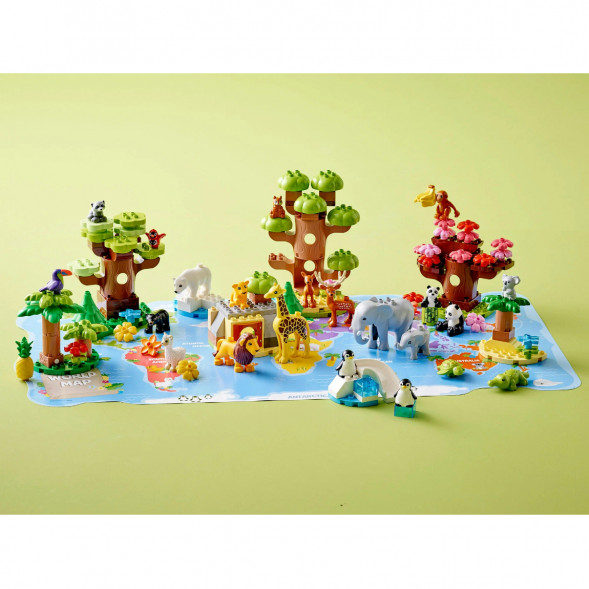 Конструктор LEGO DUPLO 10975 Дикие животные мира в Мытище