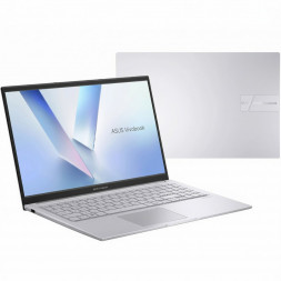 Ноутбук ASUS Vivobook 15 X1504MA-BQ058 (15.6&amp;quot;, IPS, Intel Core 5 320 1.5ГГц, 6 ядер, 16ГБ DDR5, 512ГБ SSD, Intel Graphics, без ОС), серебристый