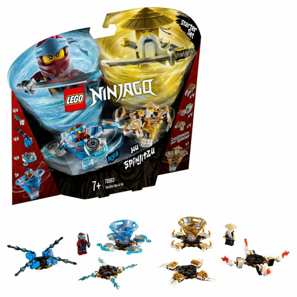 Конструктор LEGO Ninjago 70663 Ния и Ву: мастера Кружитцу в Мытище