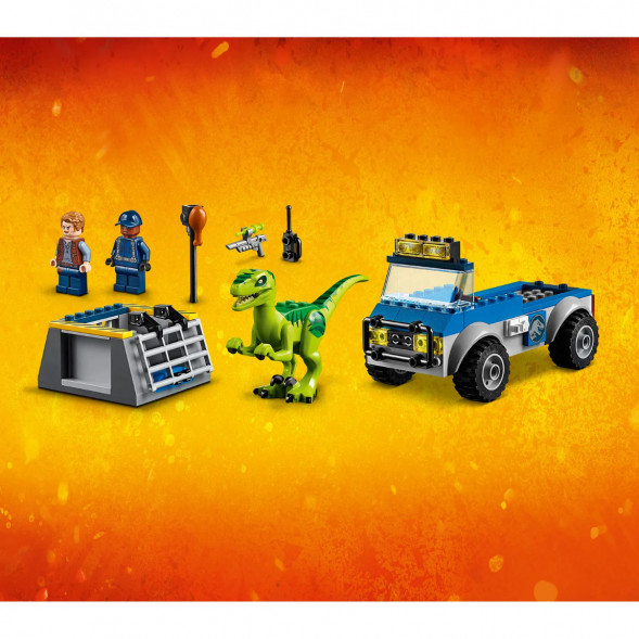 Конструктор LEGO Juniors 10757 Грузовик спасателей для перевозки раптора в Мытище