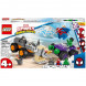 Конструктор LEGO Super Heroes 10782 Схватка Халка и Носорога на грузовиках в Мытище