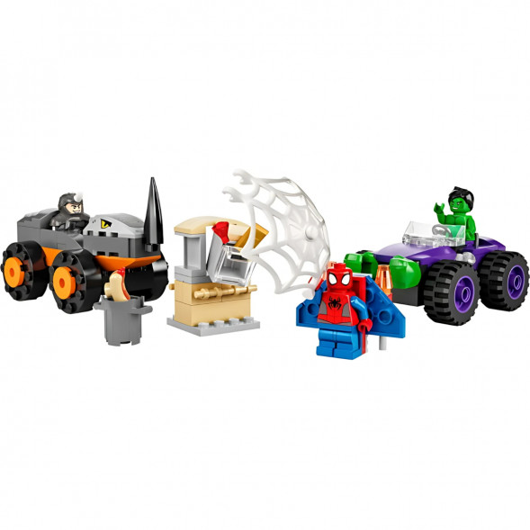 Конструктор LEGO Super Heroes 10782 Схватка Халка и Носорога на грузовиках в Мытище