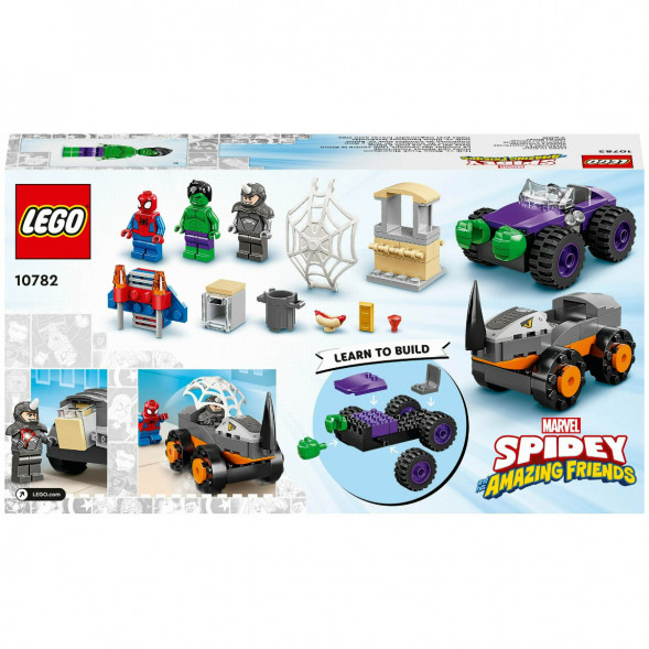 Конструктор LEGO Super Heroes 10782 Схватка Халка и Носорога на грузовиках в Мытище