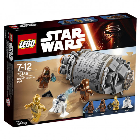Конструктор LEGO Star Wars 75136 Спасательная капсула дроидов в Мытище